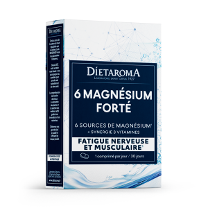 6 Magnésium Forté 6 sources de magnésium + synergie 3 vitamines